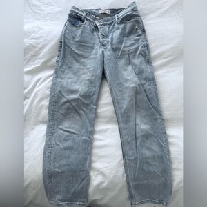 Abercrombie & Fitch Women's High Rise Light Blue Jeans